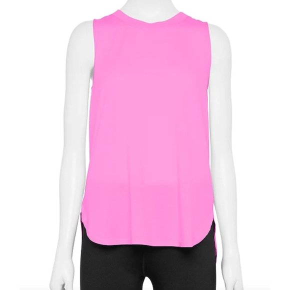 Tek Gear On the Go Gear Easy High-Low Tank Pink Size XXL NWT - Picture 1 of 1